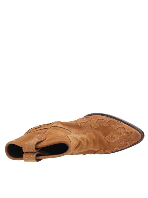 Stivaletti texani in camoscio LEMARE' | 1990MARRONE SIGARO